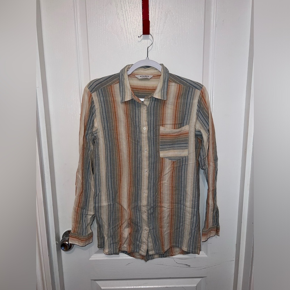 Sparkz • Striped Button Up Longsleeve
